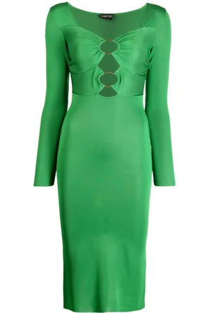 Tom Ford Maxikleid mit Glanz