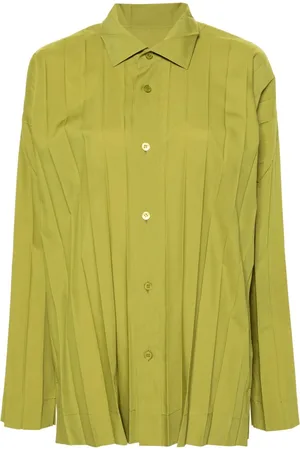 Issey Miyake Edge Hemd mit Falten