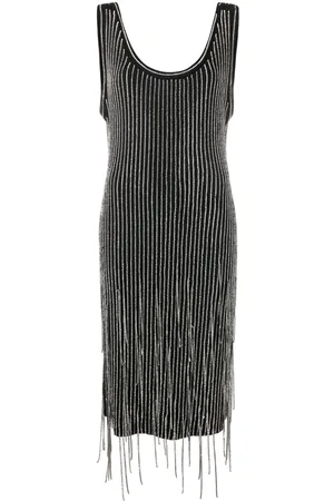 Serafini Kleid mit Fransen