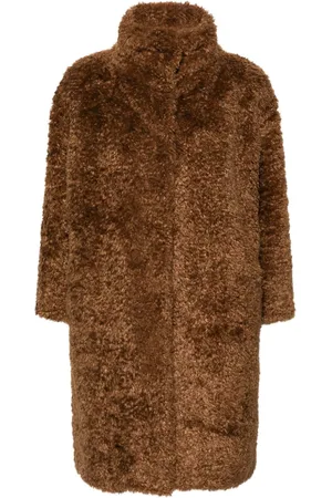 HERNO Mantel aus Faux Fur