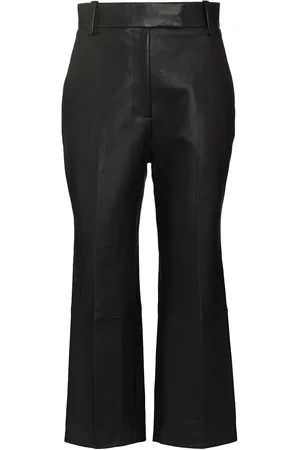 Khaite Melie Cropped-Lederhose