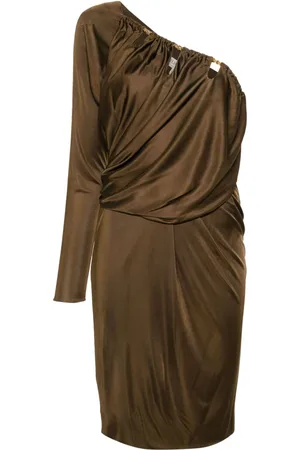 Puccini Asymmetrisches Midikleid