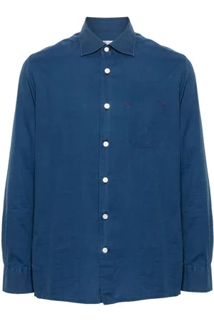 Kiton Hemd aus Baumwoll-Twill