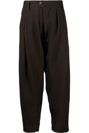 ZIGGY CHEN Karierte Tapered-Hose