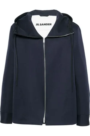 Jil Sander Kapuzenjacke aus Baumwolle und Seide
