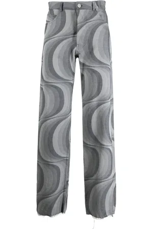JORDAN LUCA Hose mit geometrischem Muster
