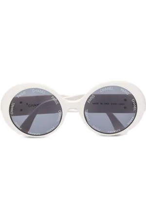 CHANEL 1993 Sonnenbrille mit rundem Gestell