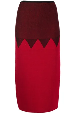 Jean Paul Gaultier 1987 Midirock mit Strickmuster