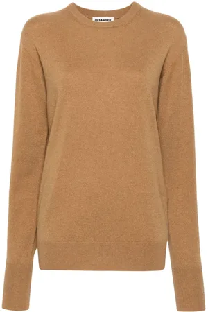 Jil Sander Kaschmirpullover mit rundem Ausschnitt