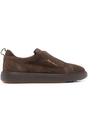santoni Slip-On-Sneakers aus Wildleder