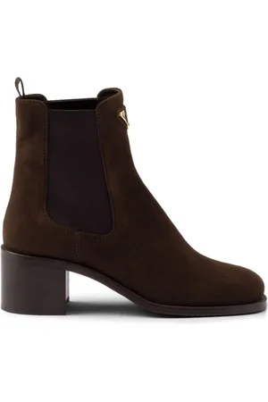 Prada Stiefeletten aus Wildleder 55mm