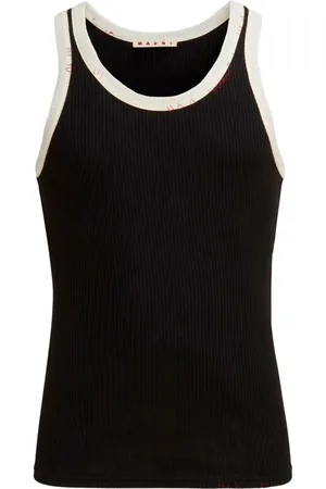 Marni Fein geripptes Trägershirt