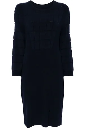 CHANEL 2000s strukturiertes Minikleid