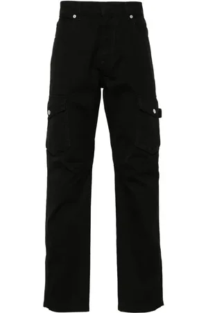 Balmain Tapered-Hose mit Logo-Patch