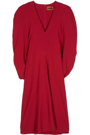 Colville Midikleid mit Puffärmeln