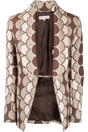 WALTER VAN BEIRENDONCK Jacke mit geometrischem Print