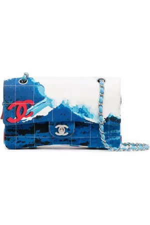 CHANEL 2002 Surf Chocolate Bar Schultertasche