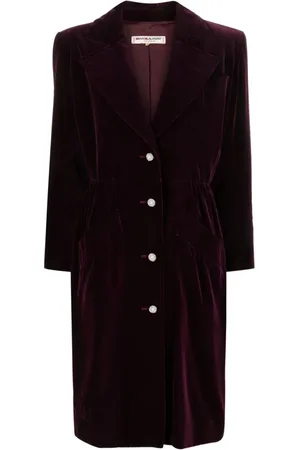 Saint Laurent Einreihiger Mantel