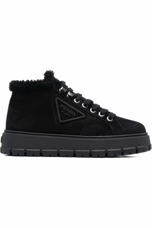 Prada Shearling-Stiefel