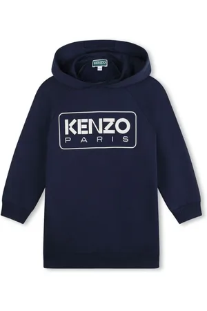 Kenzo Kapuzenkleid mit Logo-Print