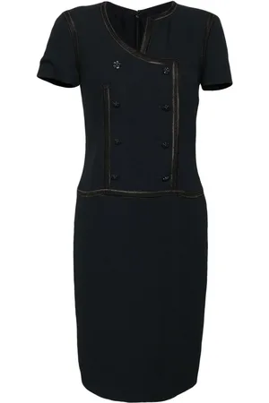 CHANEL 2002 Doppelreihiges Kleid