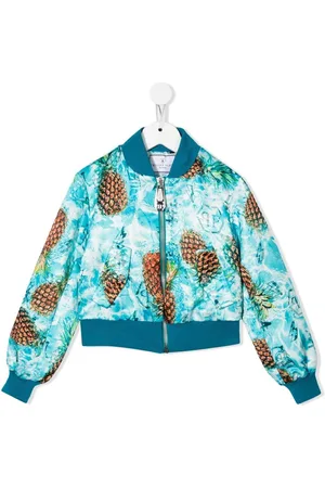 Philipp Plein Bomberjacke mit Ananas-Print