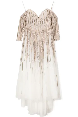 Saiid Kobeisy Kleid mit Perlen