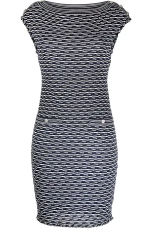 CHANEL Kleid mit Jacquardmuster