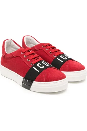 Dsquared2 Sneakers aus Wildleder mit Streifen