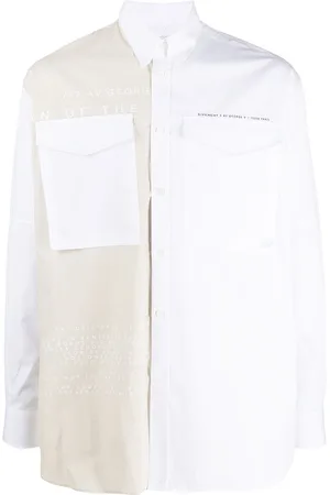 Givenchy Zweifarbiges Hemd mit Print