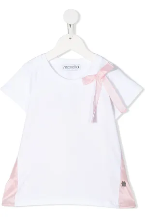 Simonetta T-Shirt mit Schleifendetail