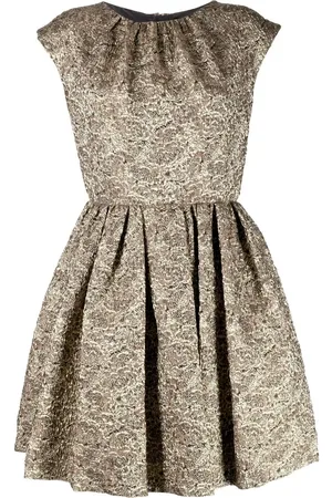 DICE KAYEK Ausgestelltes Jacquard-Kleid