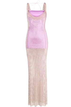 GIUSEPPE DI MORABITO Maxikleid mit Kristallverzierung
