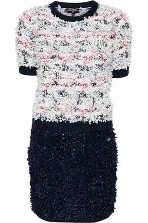 CHANEL 2000 Set aus gestricktem Top und Rock