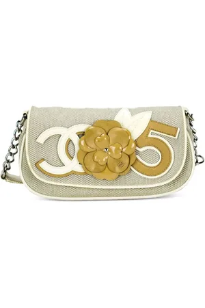 CHANEL 2005 kleine Camellia Flap Schultertasche