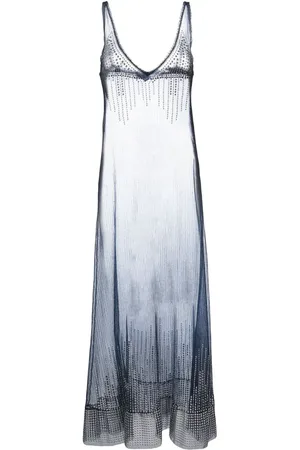 Paco rabanne Maxikleid mit Nieten