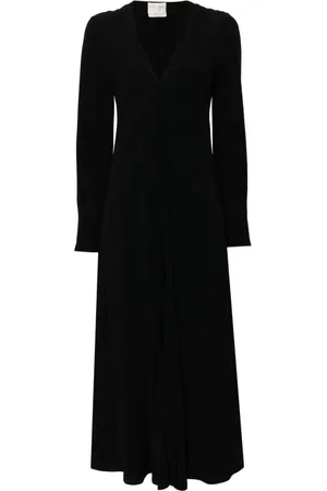 FORTE FORTE Langärmeliges Kreppkleid