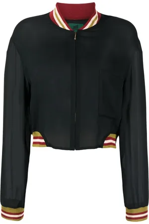 Jean Paul Gaultier 1980s Semi-transparente Bomberjacke