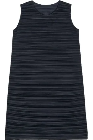 PLEATS PLEASE ISSEY MIYAKE Sheer Bounce Midikleid mit Falten