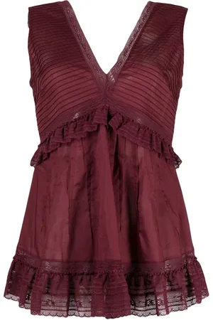 See by Chloé Gerafftes Top
