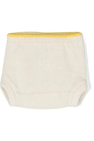 Gensami Gestrickte Intarsien-Shorts