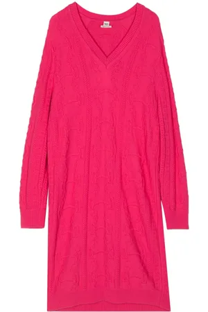 Hermès Kleid mit Intarsienstrick