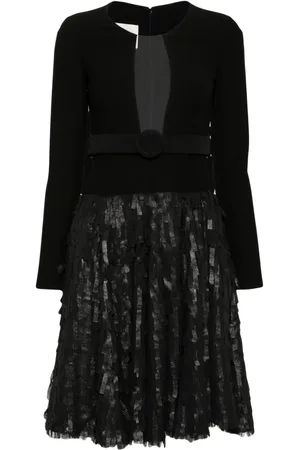 GEMY MAALOUF Midikleid mit Fransen