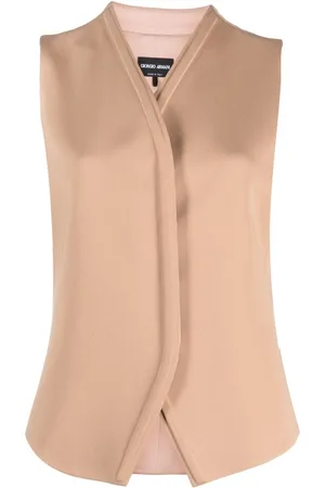 Giorgio Armani Mantel mit verdecktem Verschluss