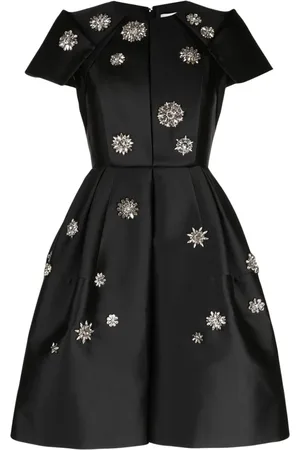 DICE KAYEK Minikleid mit Kristallen