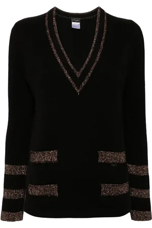 CHANEL 2004 Pullover mit V-Ausschnitt