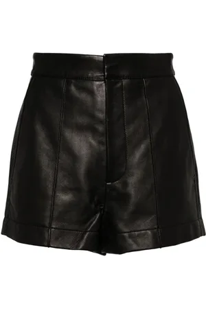 MATICEVSKI Ledershorts mit hohem Bund