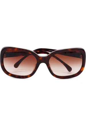 CHANEL 2000s Schildpatt-Sonnenbrille mit Farbverlaufgläsern