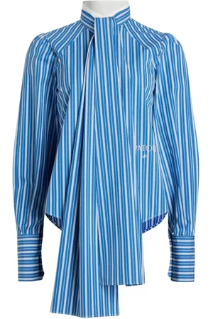 Patou Gestreifte Lavallière Bluse