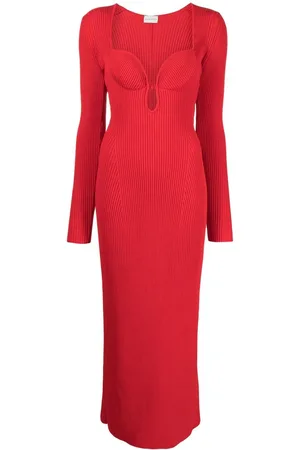 MAGDA BUTRYM Maxikleid aus geripptem Strick